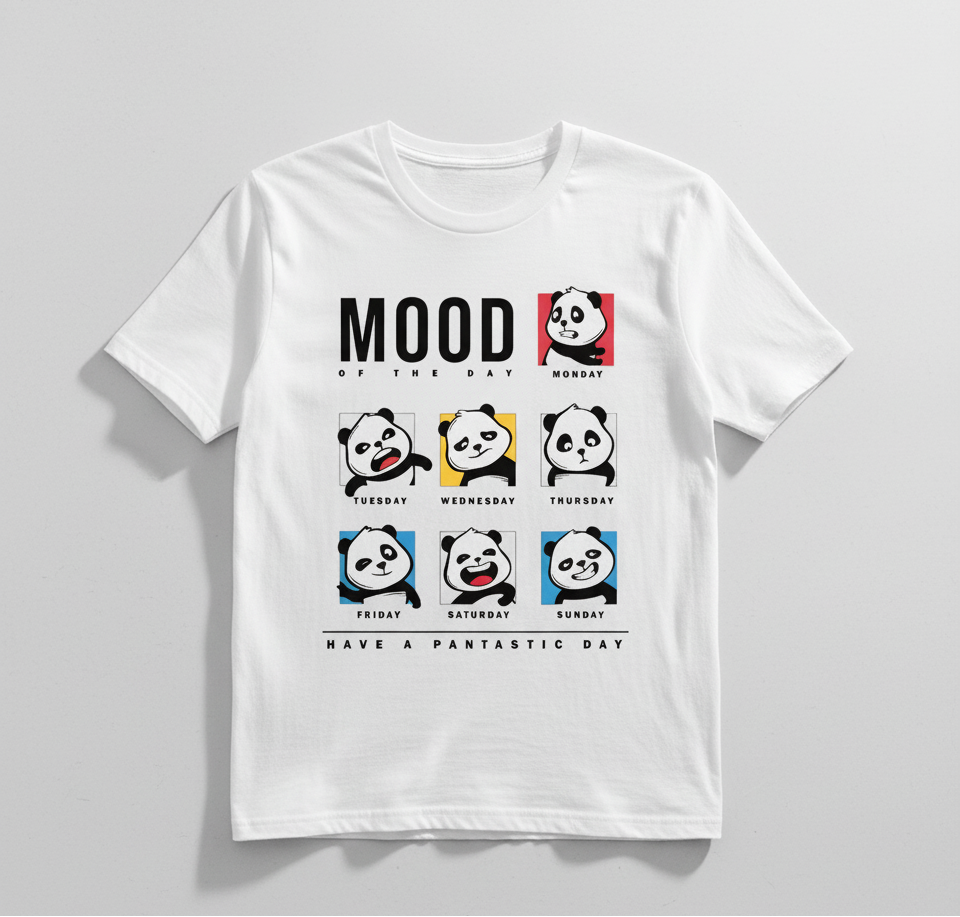 Men's T-shirt Panda Mood